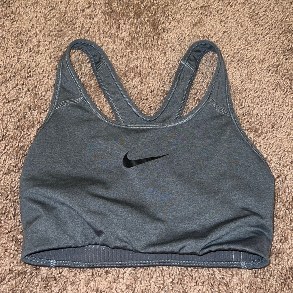 Grey Nike Sports Bra
